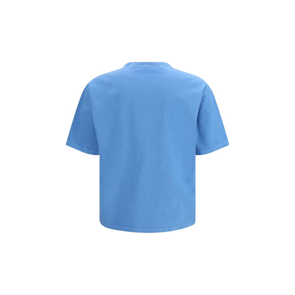 Βαμβακερό T-shirt Prada σε Μπλε