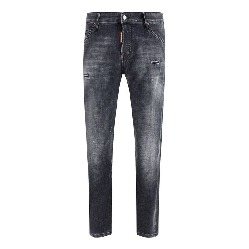 Dsquared² Black Cotton Slim Fit Jeans mens luxury fashion - Mens Edit