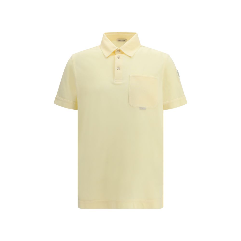 Moncler Bicolor Cotton Polo Shirt mens luxury fashion - Mens Edit