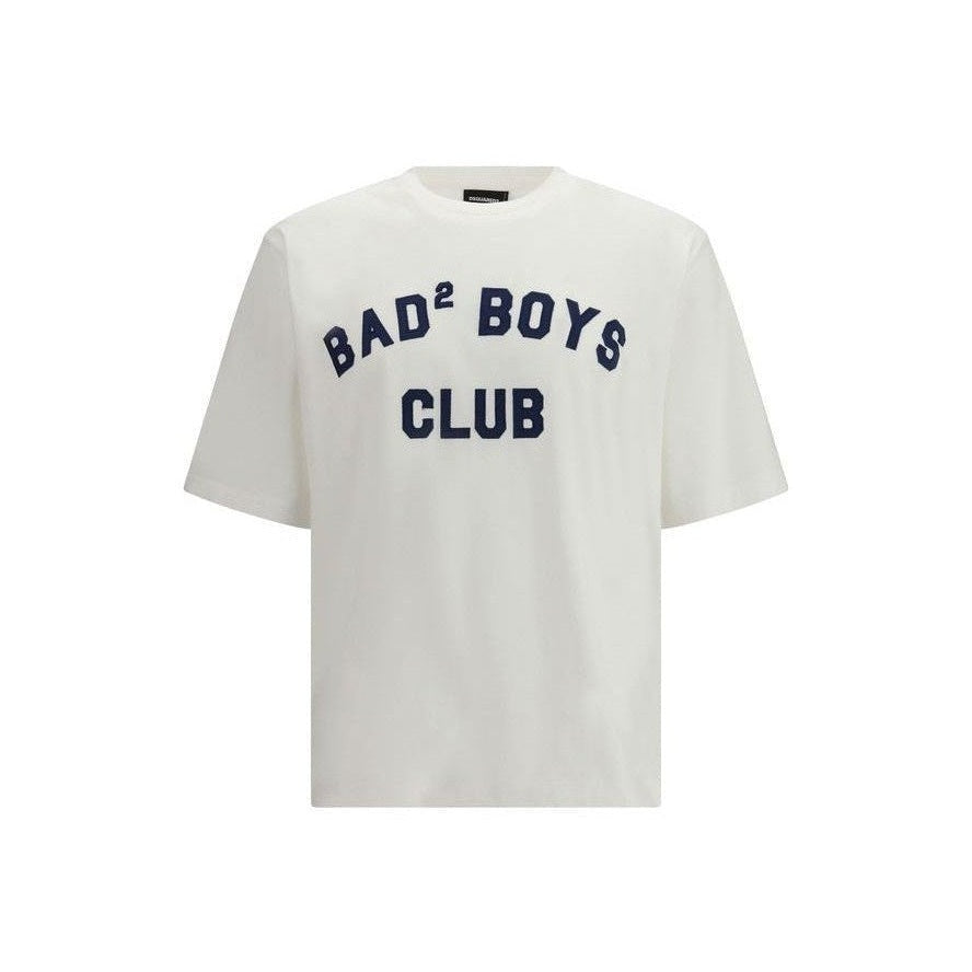 Dsquared² White Cotton T-Shirt mens luxury fashion - Mens Edit