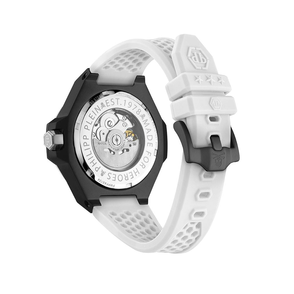 Philipp Plein Plein Extreme Automatic Sport Watch in White and Black