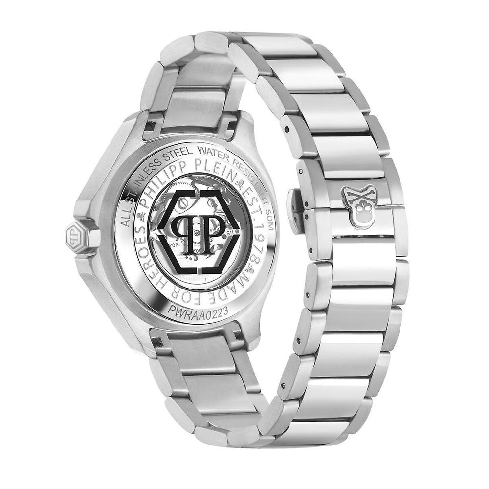 Philipp Plein Skeleton Spectre Automatic Watch in Grey