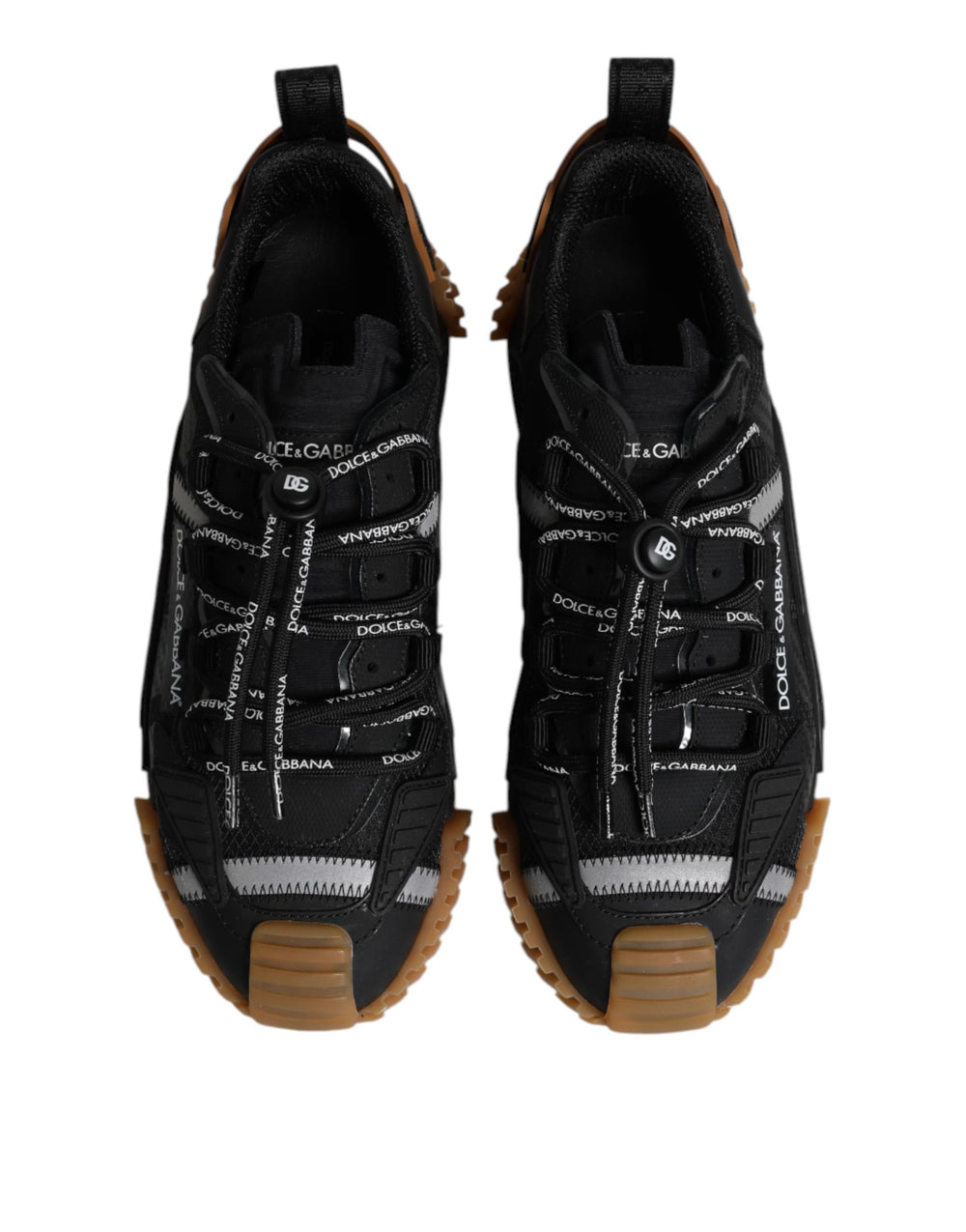Dolce & Gabbana NS1 Low Top Sneakers in Black and Brown