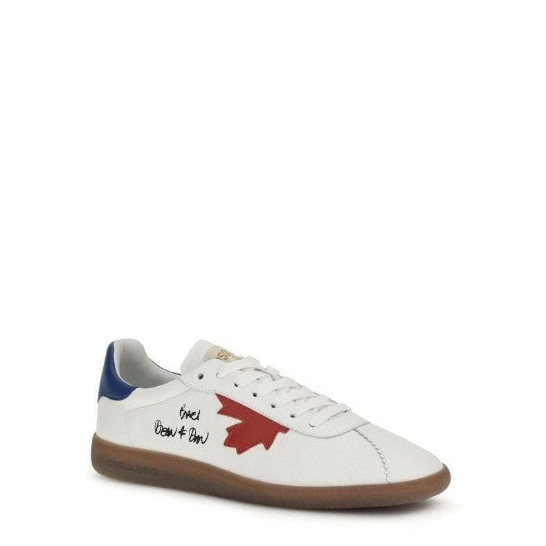 Dsquared² Bos Taurus Chunky Sneakers από Δέρμα Μοσχαριού σε Λευκό