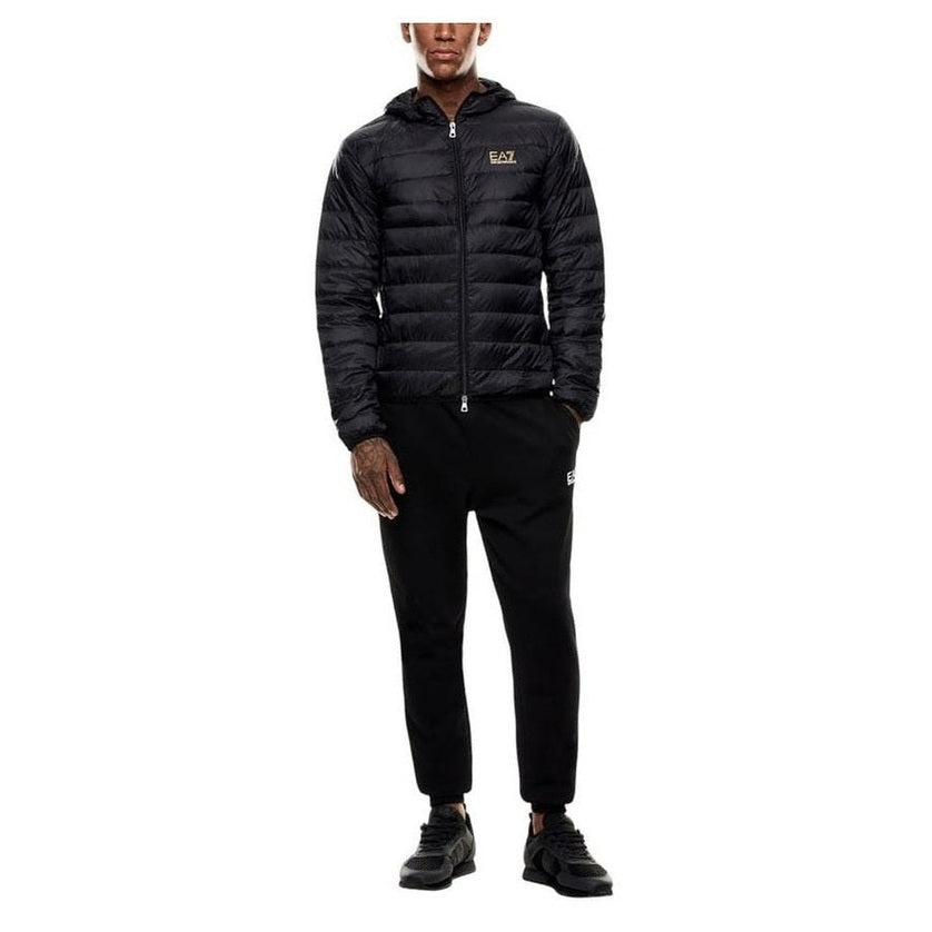 EA7 Emporio Armani Bicolour Polyamide Full-Length Jacket