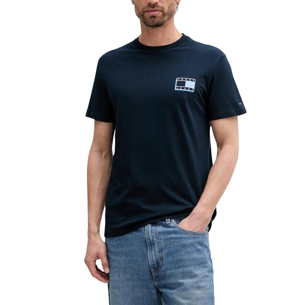 Blue Recycled Cotton T-Shirt mens luxury fashion - Mens Edit