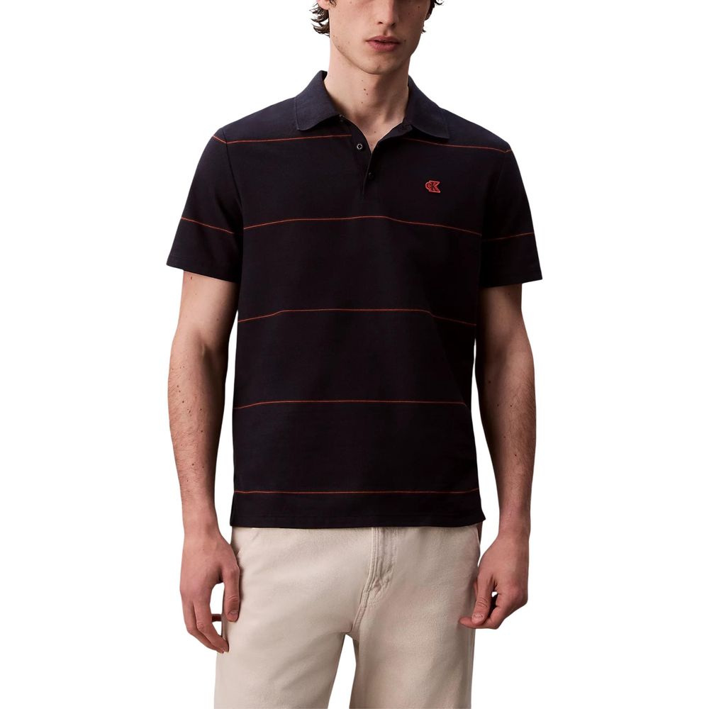 Blue Cotton Polo Shirt mens luxury fashion - Mens Edit