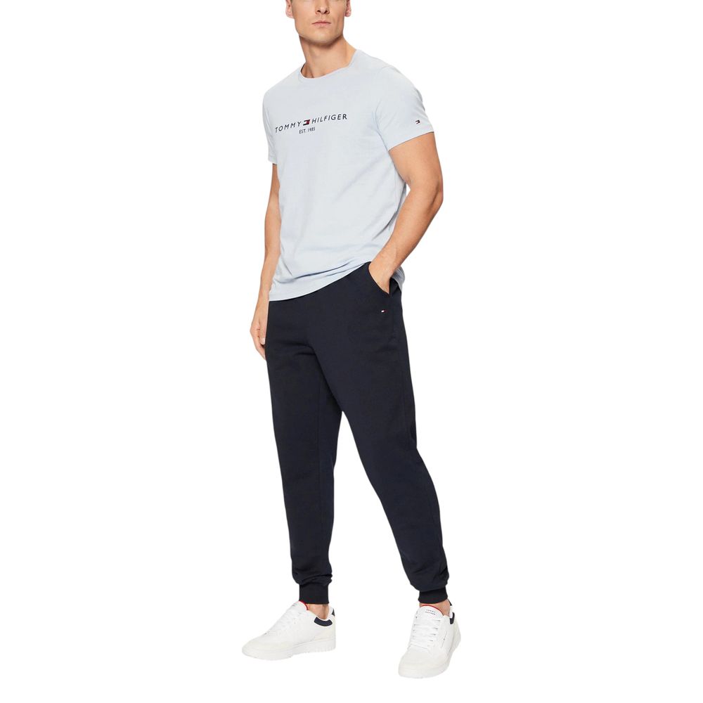 Tommy Hilfiger Μπλε Βαμβακερό Τζόγκινγκ