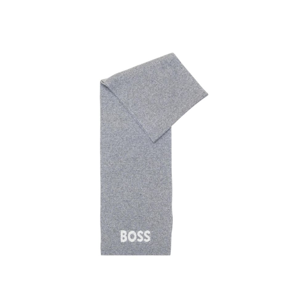 Gray Polyacrylic Scarf mens luxury fashion - Mens Edit