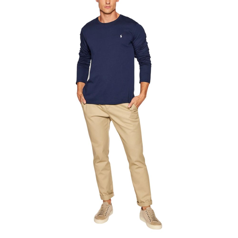 Ralph Lauren Βαμβακερό T-Shirt Μπλε