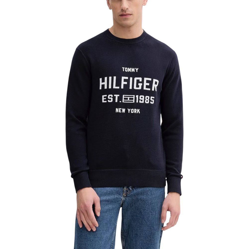 Blue Organic Cotton Sweatshirt mens luxury fashion - Mens Edit