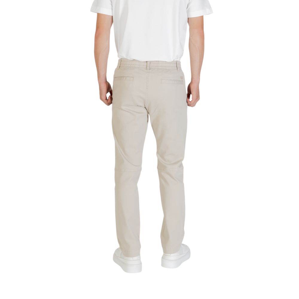 Hugo Boss Polyester Casual Trousers in Beige