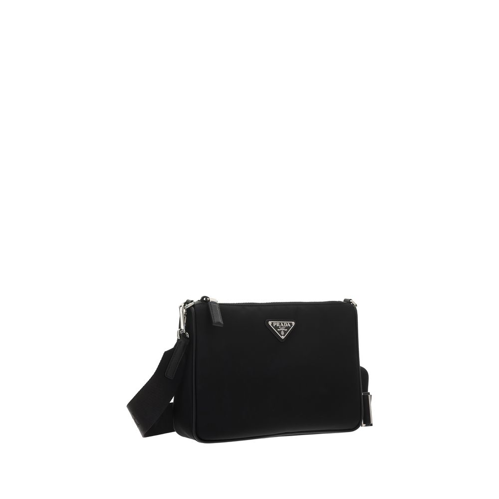 Prada Re-Nylon Shoulder Bag in Black