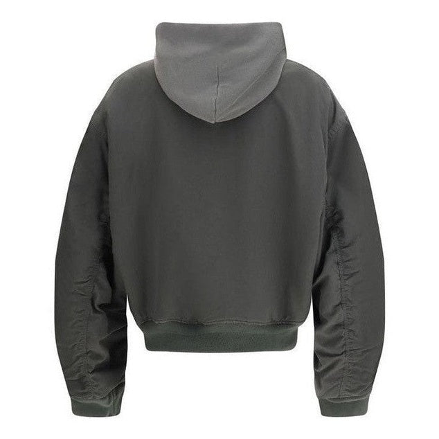 Balenciaga Cotton Bomber Jacket in Gray
