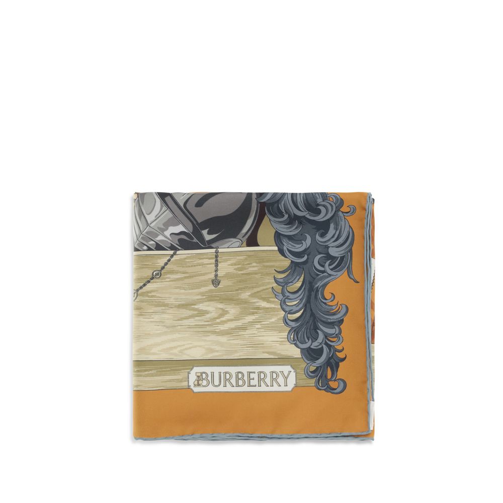 Burberry Silk Twill Scarf in Oblique Print