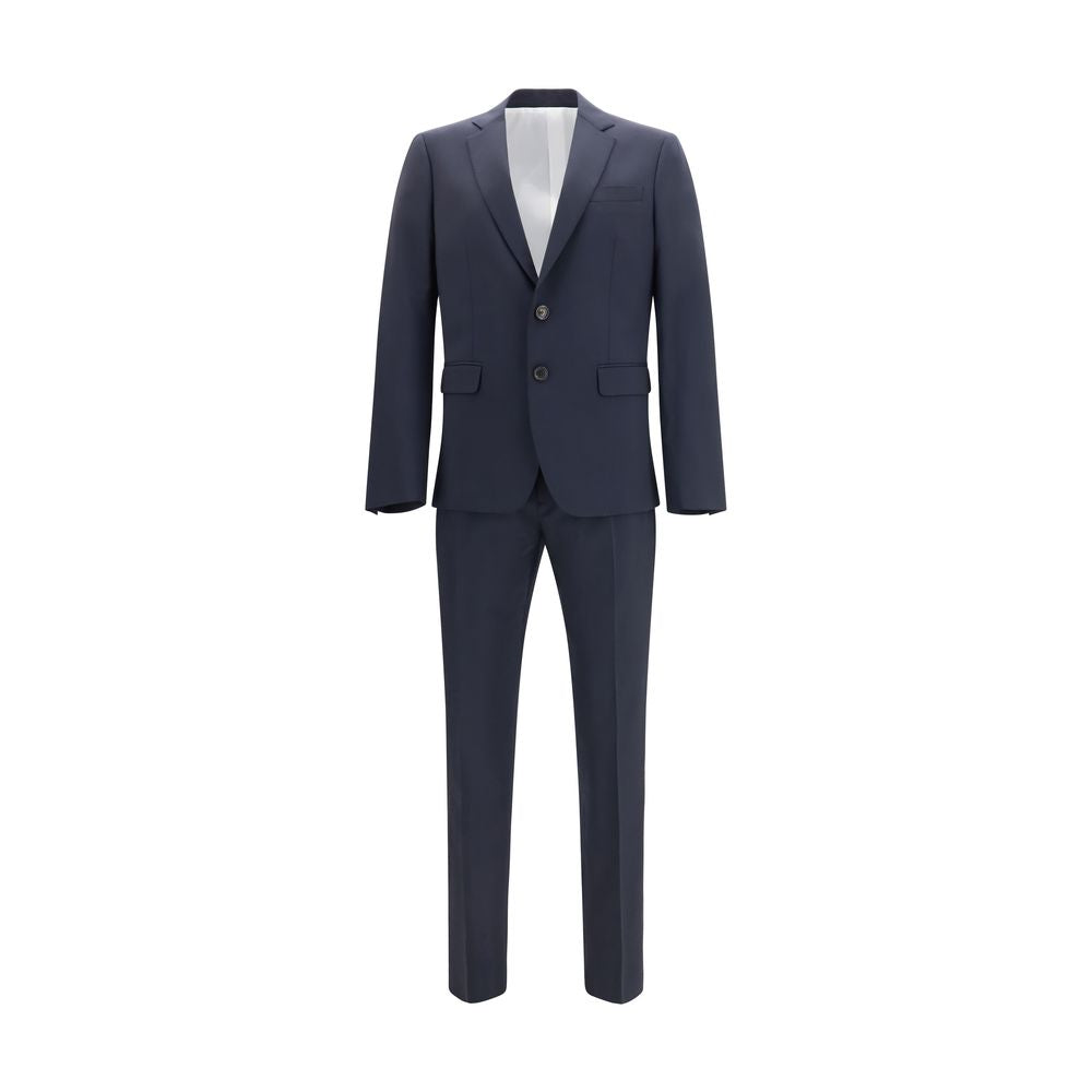 Dsquared² Blue Fleece Wool Two-Piece Suit mens luxury fashion - Mens Edit