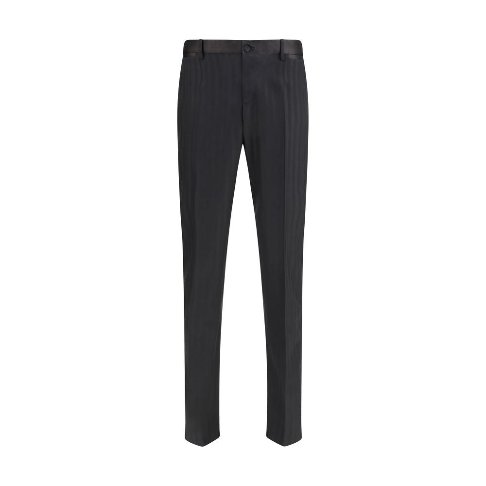 Dolce & Gabbana Wool Dress Trousers in Black