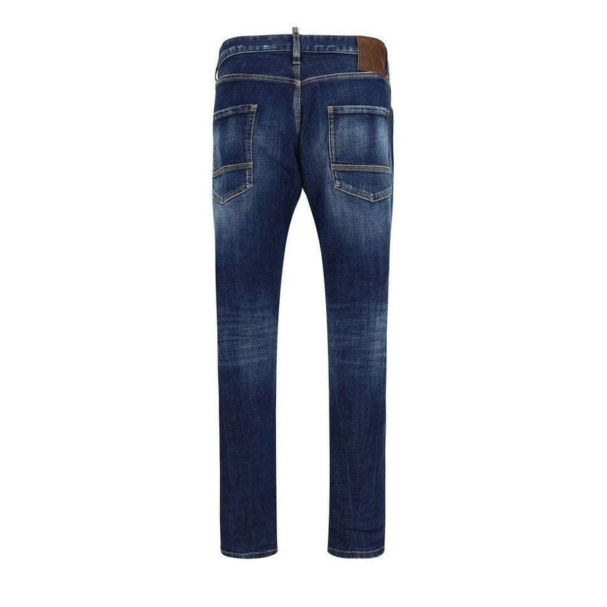 Dsquared² Cotton Denim Jeans in Blue