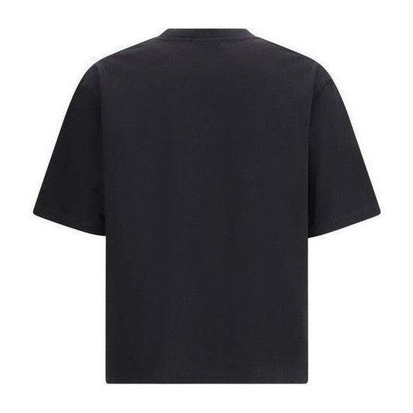 Dsquared² Cotton Ribbed Jersey T-Shirt in Black