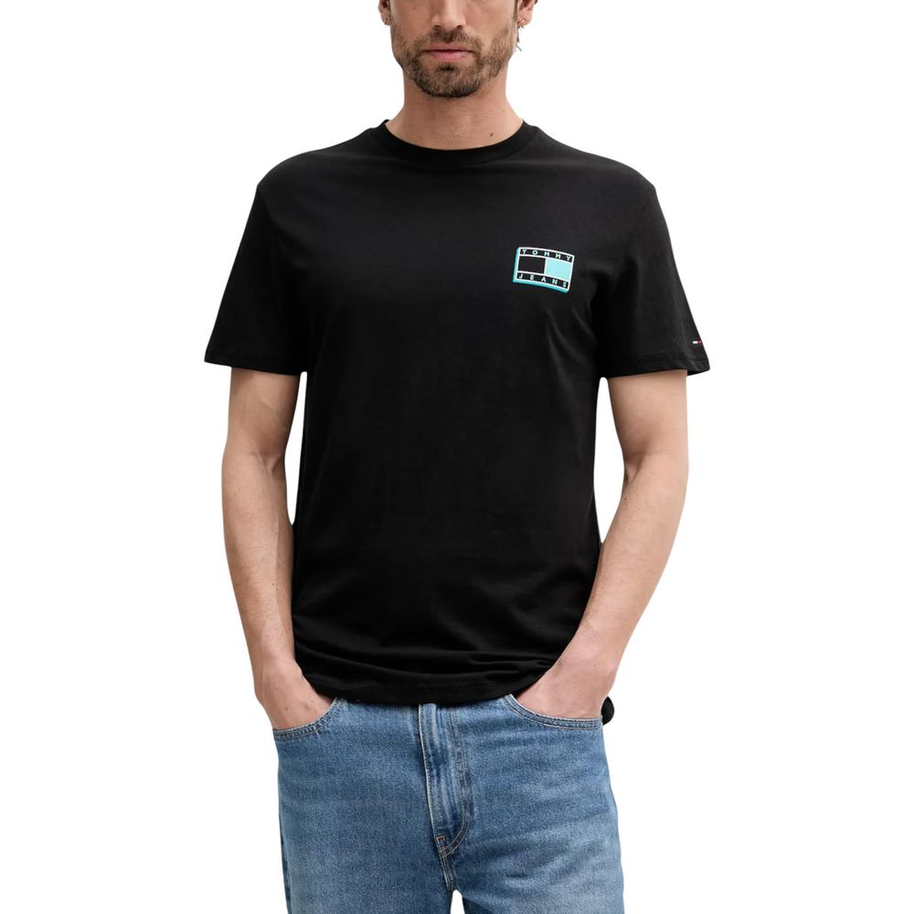 Black Recycled Cotton T-Shirt mens luxury fashion - Mens Edit