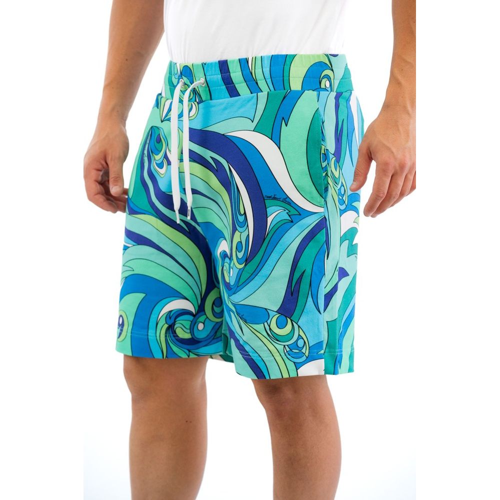 Moschino Cotton Bermuda Shorts in Multicolor
