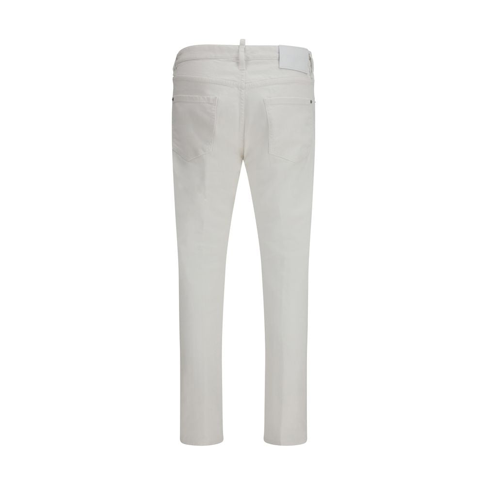 Dsquared² Βαμβακερά Jeans σε Λευκό