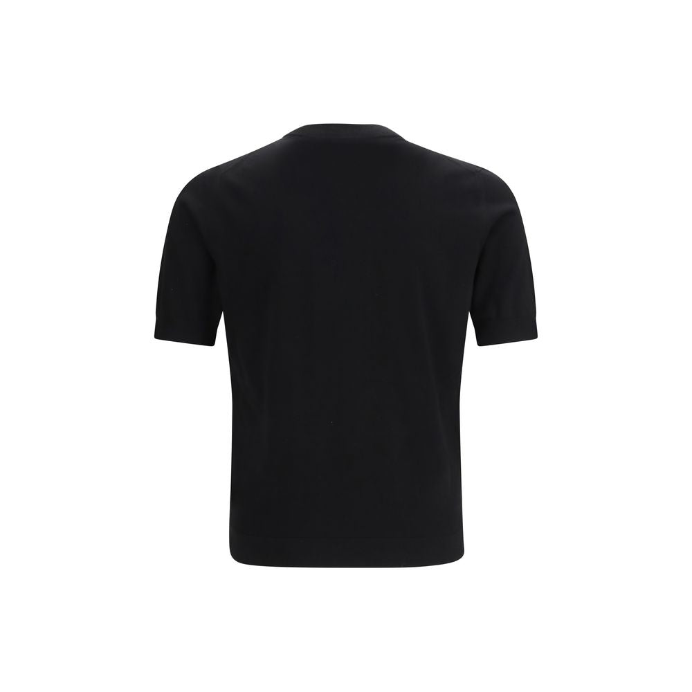 Prada Βαμβακερό T-Shirt Jersey σε Μαύρο