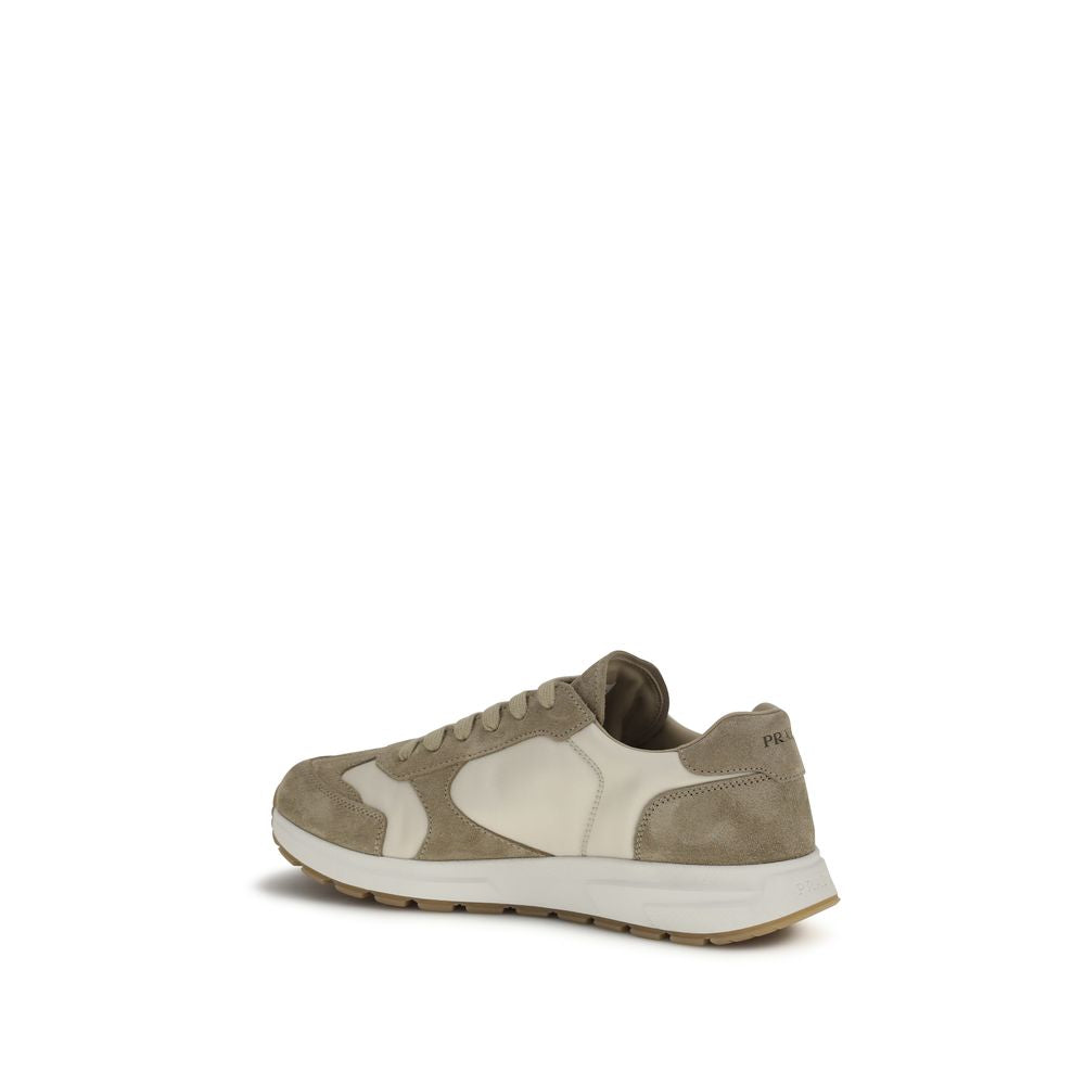 Prada Prax Suede and Re-Nylon Sneakers