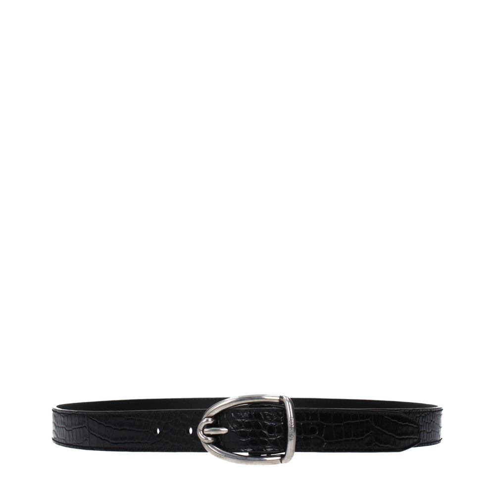 Tom Ford Full-Grain Calfskin Belt in Black
