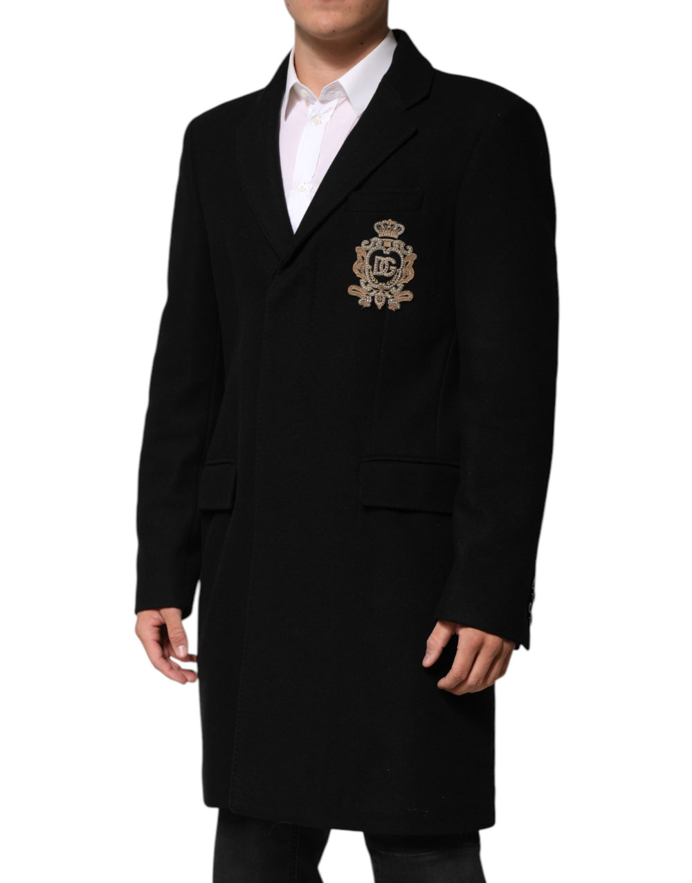 Dolce & Gabbana Virgin Wool Blazer in Black