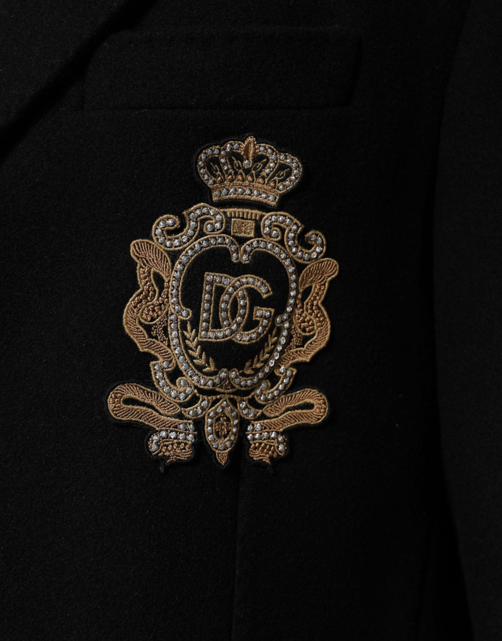 Dolce & Gabbana Virgin Wool Blazer in Black
