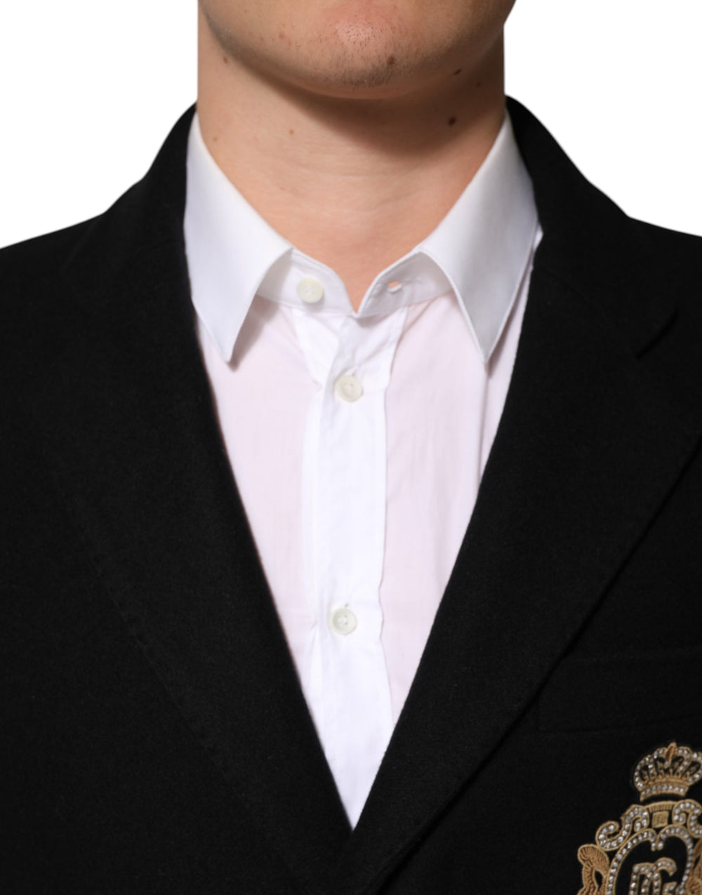 Dolce & Gabbana Virgin Wool Blazer in Black