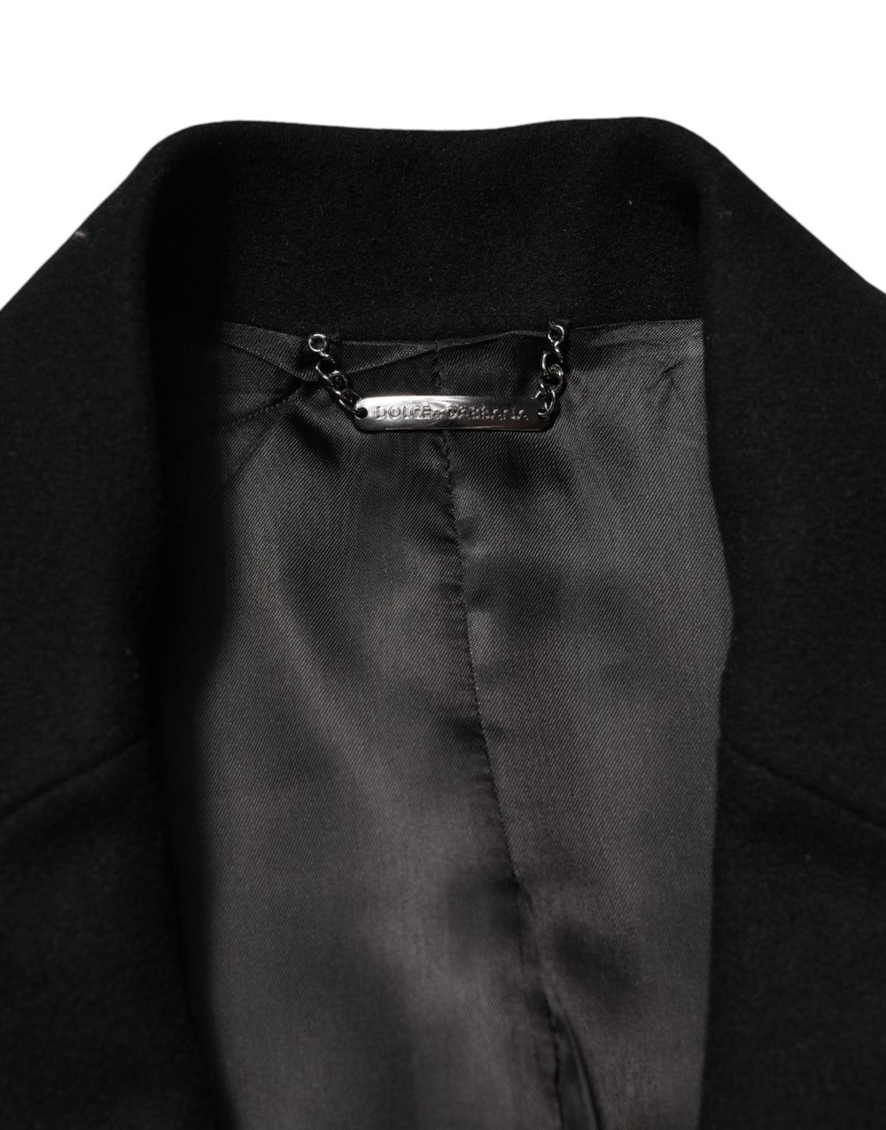 Dolce & Gabbana Virgin Wool Blazer in Black