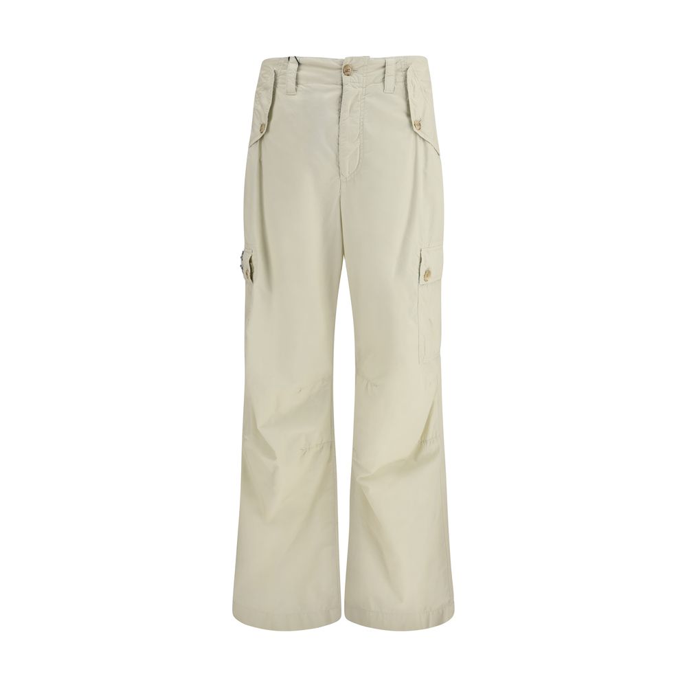 Beige Cotton Casual Pants mens luxury fashion - Mens Edit