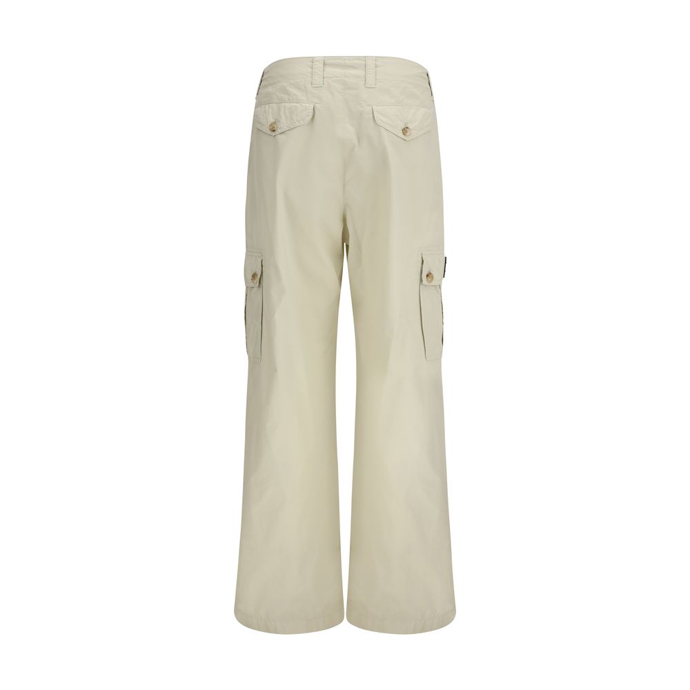 Dolce & Gabbana Cotton Casual Trousers in Beige