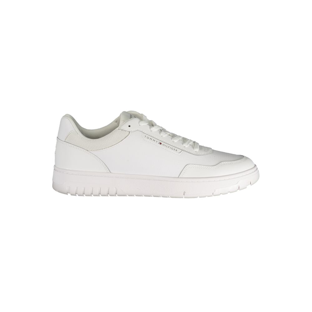 White Polyurethane Men Sneaker mens luxury fashion - Mens Edit
