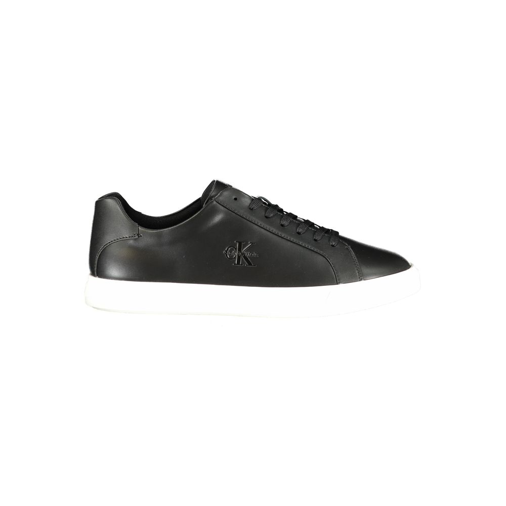 Black Polyurethane Men Sneaker mens luxury fashion - Mens Edit
