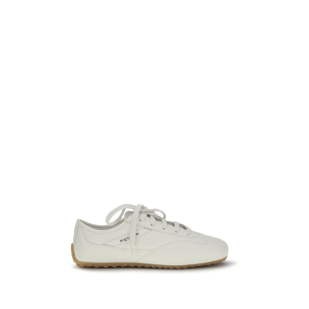 Alexander McQueen Δερμάτινα Sneakers από Δέρμα Μοσχαριού σε Λευκό