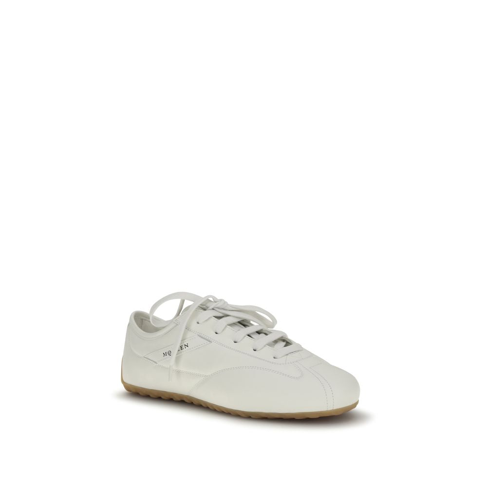 Alexander McQueen Δερμάτινα Sneakers από Δέρμα Μοσχαριού σε Λευκό