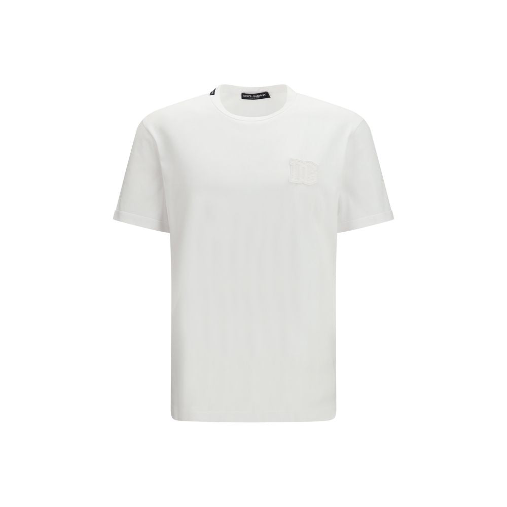 Dolce & Gabbana 100% Cotton T-Shirt in White