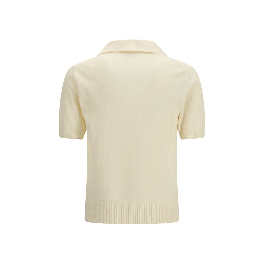 Dolce & Gabbana Cotton Polo Shirt in Beige