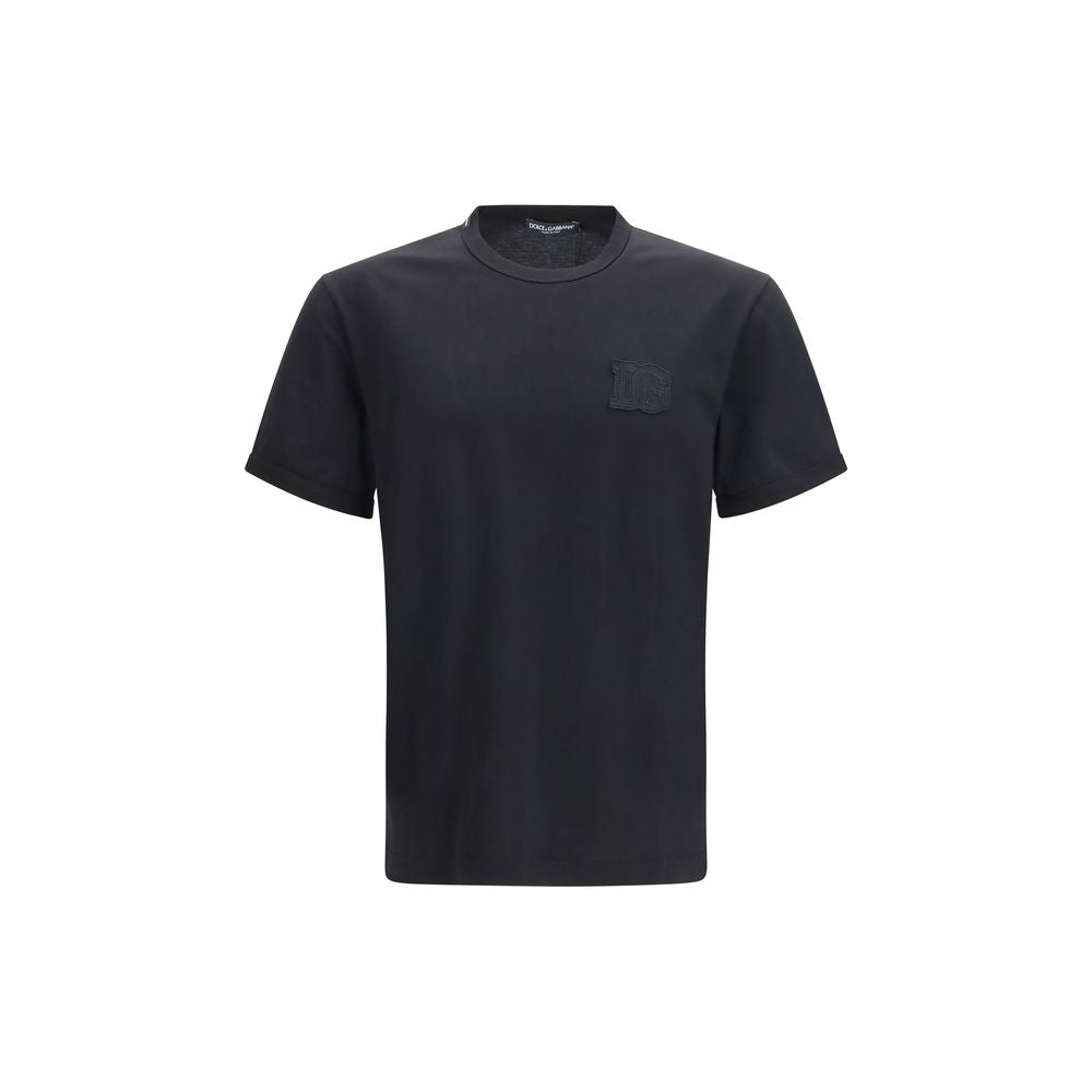 Dolce & Gabbana 100% Cotton T-Shirt in Black