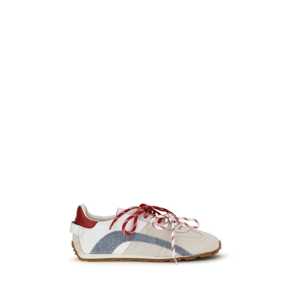 Dsquared² Bos Taurus Calfskin Low-Top Sneakers in Multicolour
