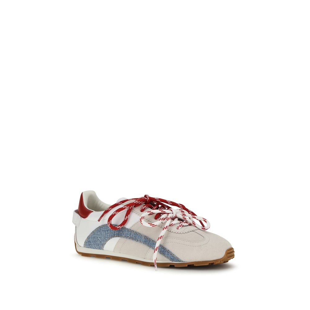 Dsquared² Bos Taurus Calfskin Low-Top Sneakers in Multicolour