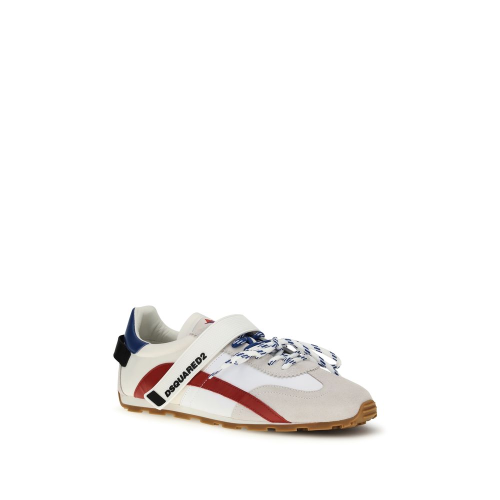 Dsquared² Calf Leather Sneakers in Multicolor
