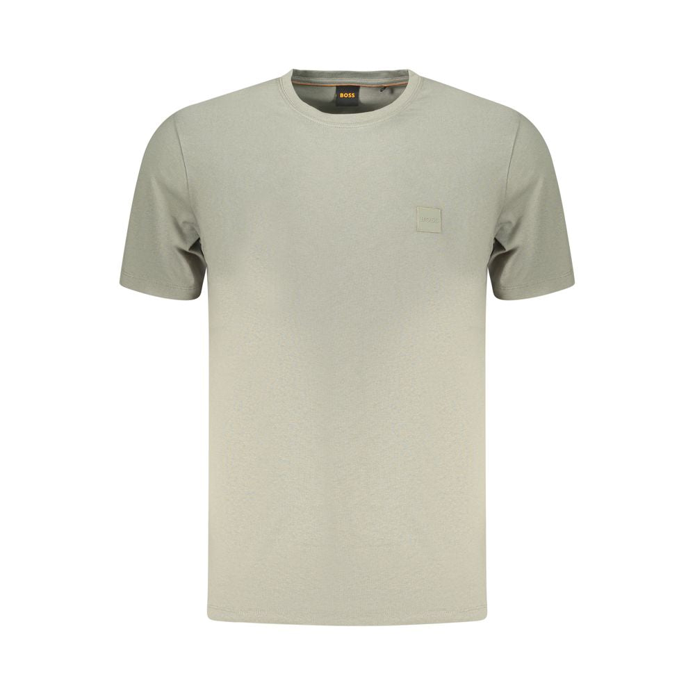 Hugo Boss 100% Cotton T-Shirt in Green mens luxury fashion - Mens Edit