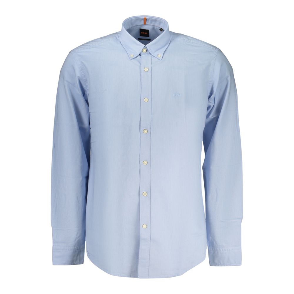 Azzurro Cotton Men Shirt mens luxury fashion - Mens Edit