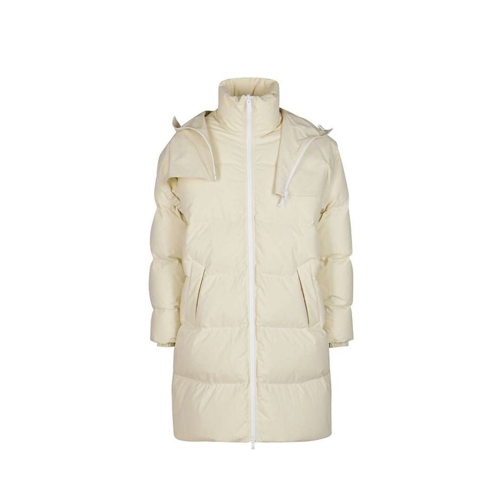 Bottega Veneta Βαμβακερό Hooded Coat σε Μπεζ