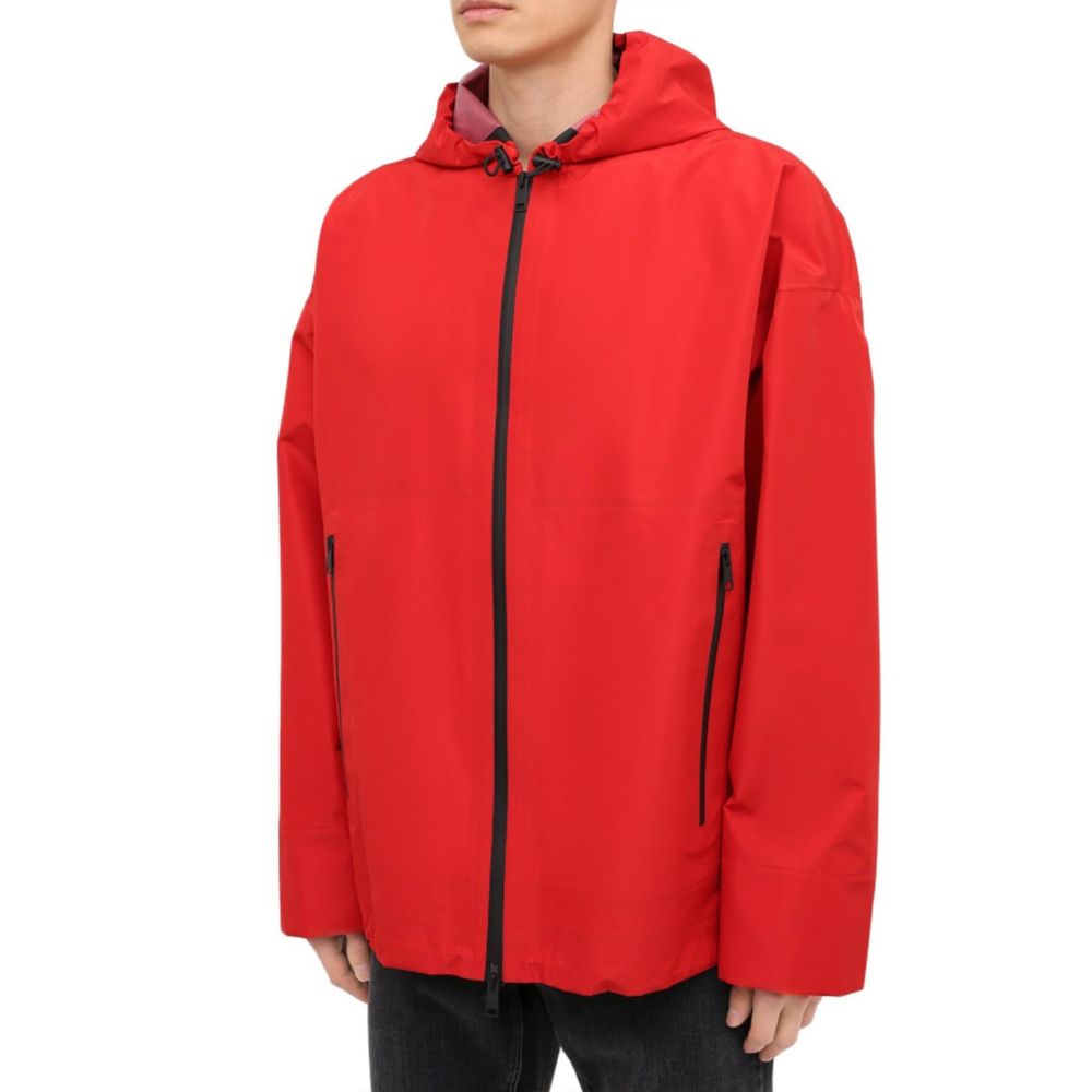 Bottega Veneta Hooded Jacket in Multicolour Polyamide