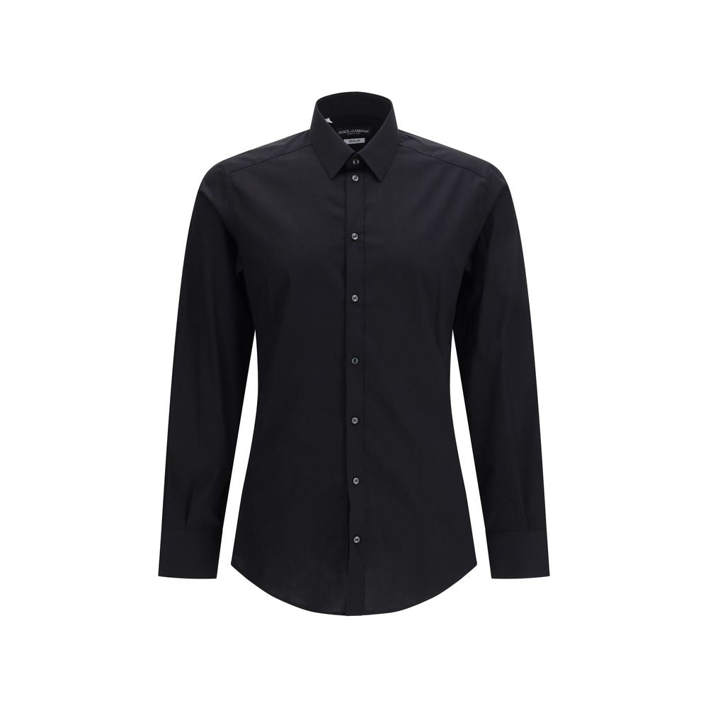 Black Cotton Dress Shirt mens luxury fashion - Mens Edit
